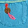122+128+134 - Mim-Pi topje aqua zakje nieuw - Afbeelding 3