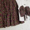 164 - MSGM set rok en shirt bloementjes (0724meg11) - Afbeelding 3