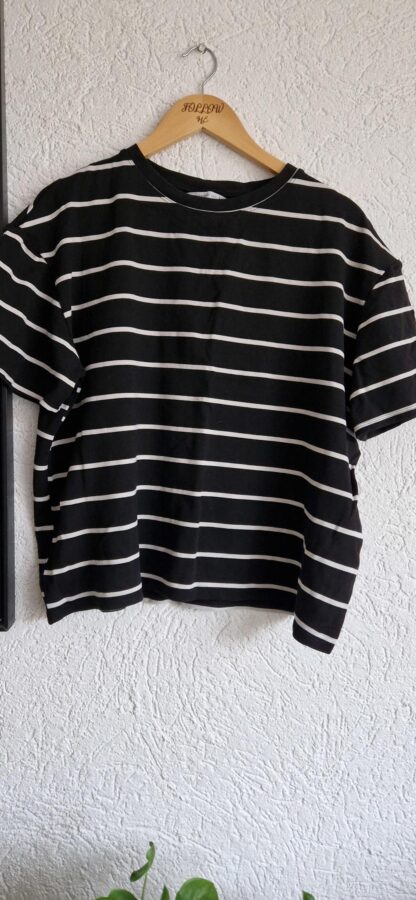 M - Primark streepshirt wijd (0125kel1) - Afbeelding 2