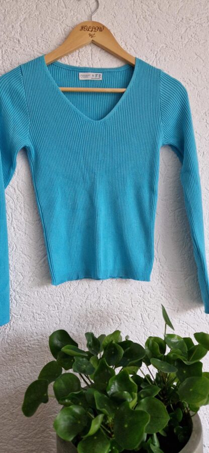 S - Primark truitje mint blauw (0125kel1)