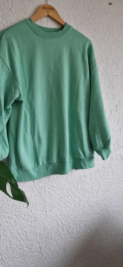 S oversized - Bershka sweater groen (0225ros3) - Afbeelding 3