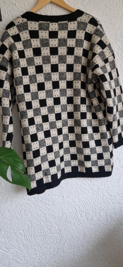 M/L - Only vest zwart wit ruit (0225ros3) - Afbeelding 8