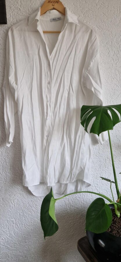 M/L - Made in Italy maxi blouse wit