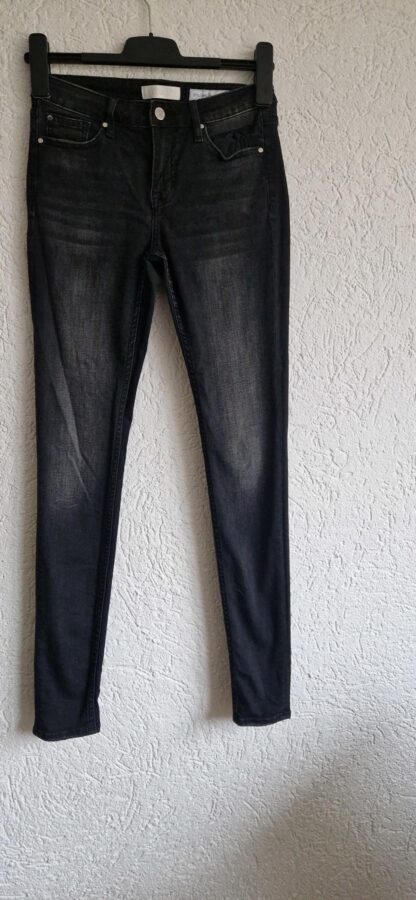 28 - MET jeans gewassen zwart stretch (0225ros2)