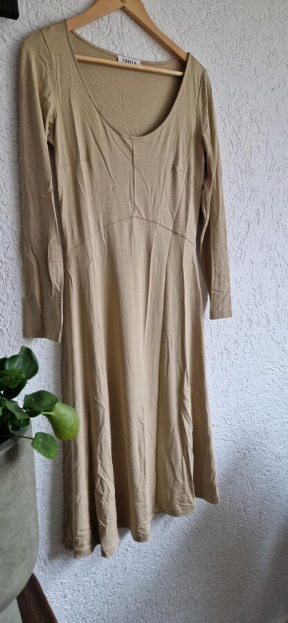 38 - Edited maxi-jurk beige (0225ros2) - Afbeelding 3