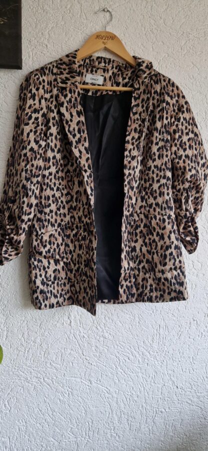 S/M - Only jasje blazer dierenprint (0225ros2)