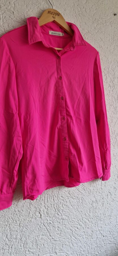 M - Azzurro blouse travelstof roze (0225ros5) - Afbeelding 3