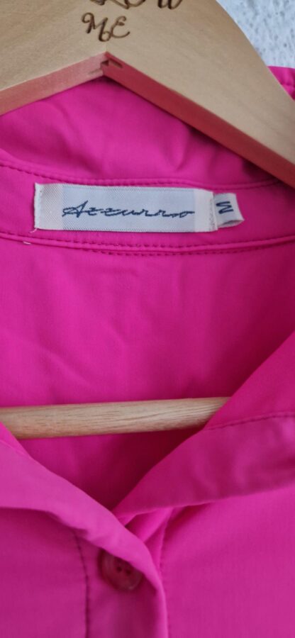 M - Azzurro blouse travelstof roze (0225ros5) - Afbeelding 4