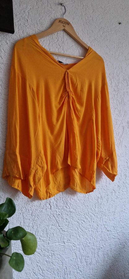 M - Mango tuniekblouse oranje (0225ros5) - Afbeelding 3