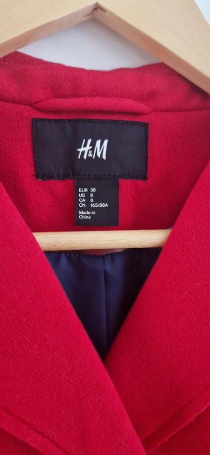 38 - H&M colbert rood nieuw (0225may1) - Afbeelding 3