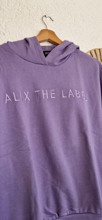 M - Alix the Label hoodie paars (0325meg2) - Afbeelding 3