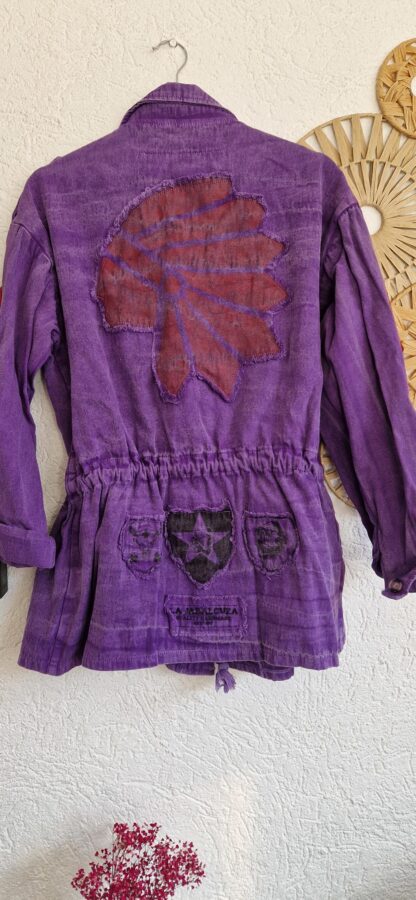 S/M - La Jabalcuza cargo jacket indian purple (0325meg2) - Afbeelding 8